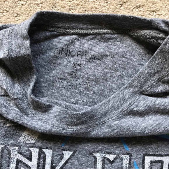 Pink Floyd Burnout Long Sleeve Thin Sweatshirt XS - Picture 4 of 4